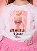 Blusa Cotton Serigrafia Color Barbie
