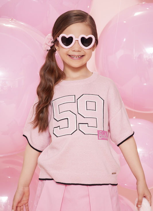 Blusa Tricot Ampla Barbie