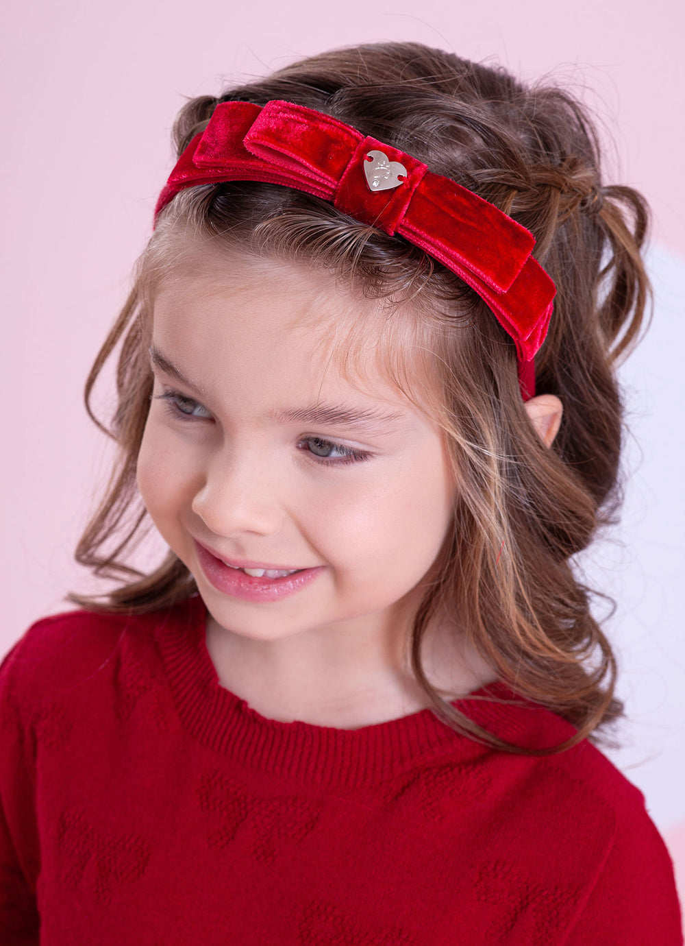 Arco Laço Triplo Veludo