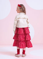 Jaqueta Sarja Babadinho Laços Bordados