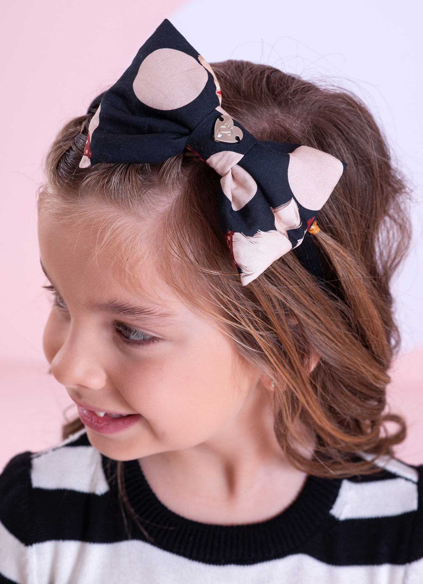 Arco Laço Puffer Estampado