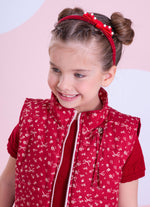 Colete Puffer Algodão Mini Flores