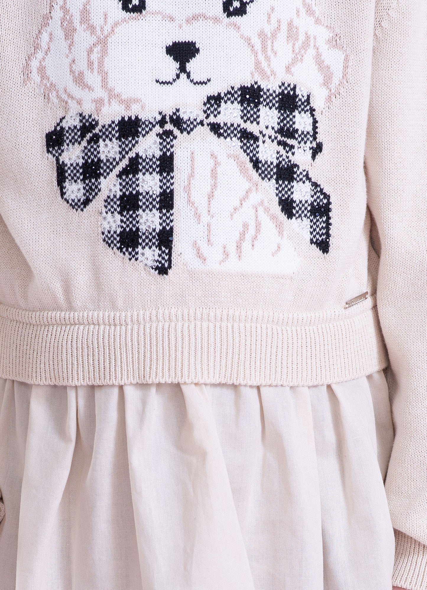 Blusa Tricot Rosto Cachorro