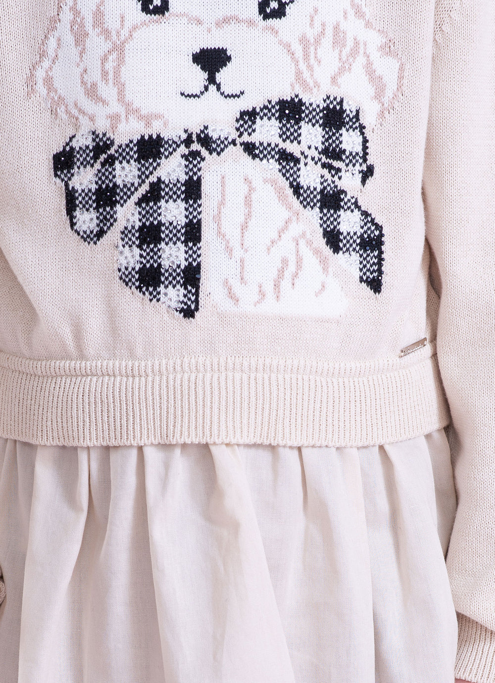 Blusa Tricot Rosto Cachorro