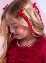 Conjunto Presilhas Laçinho Veludo