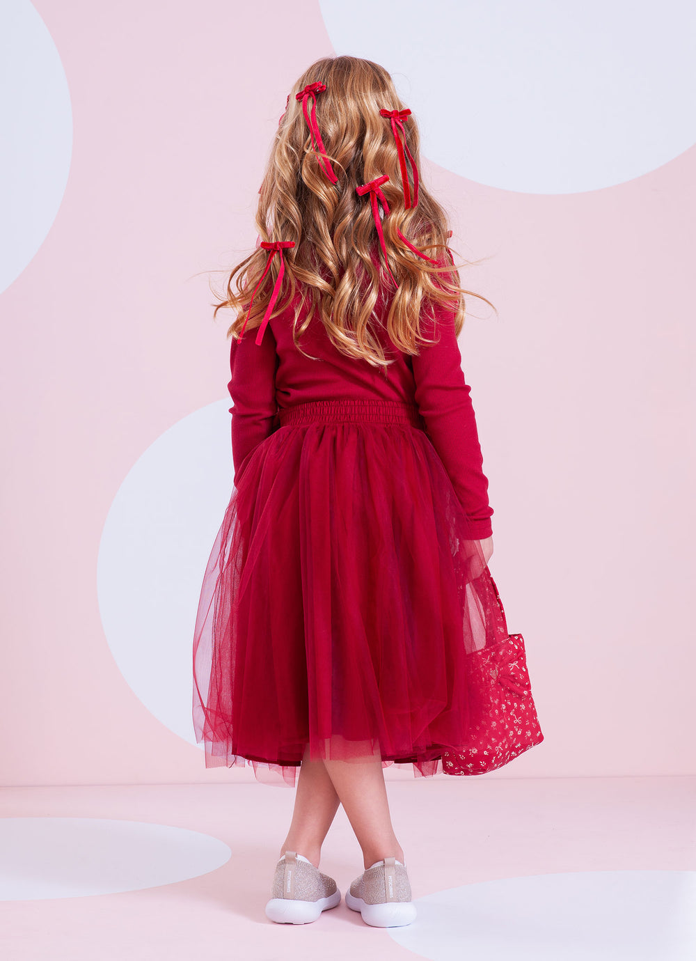 Blusa Rib Frufru Tule Gola Bordada