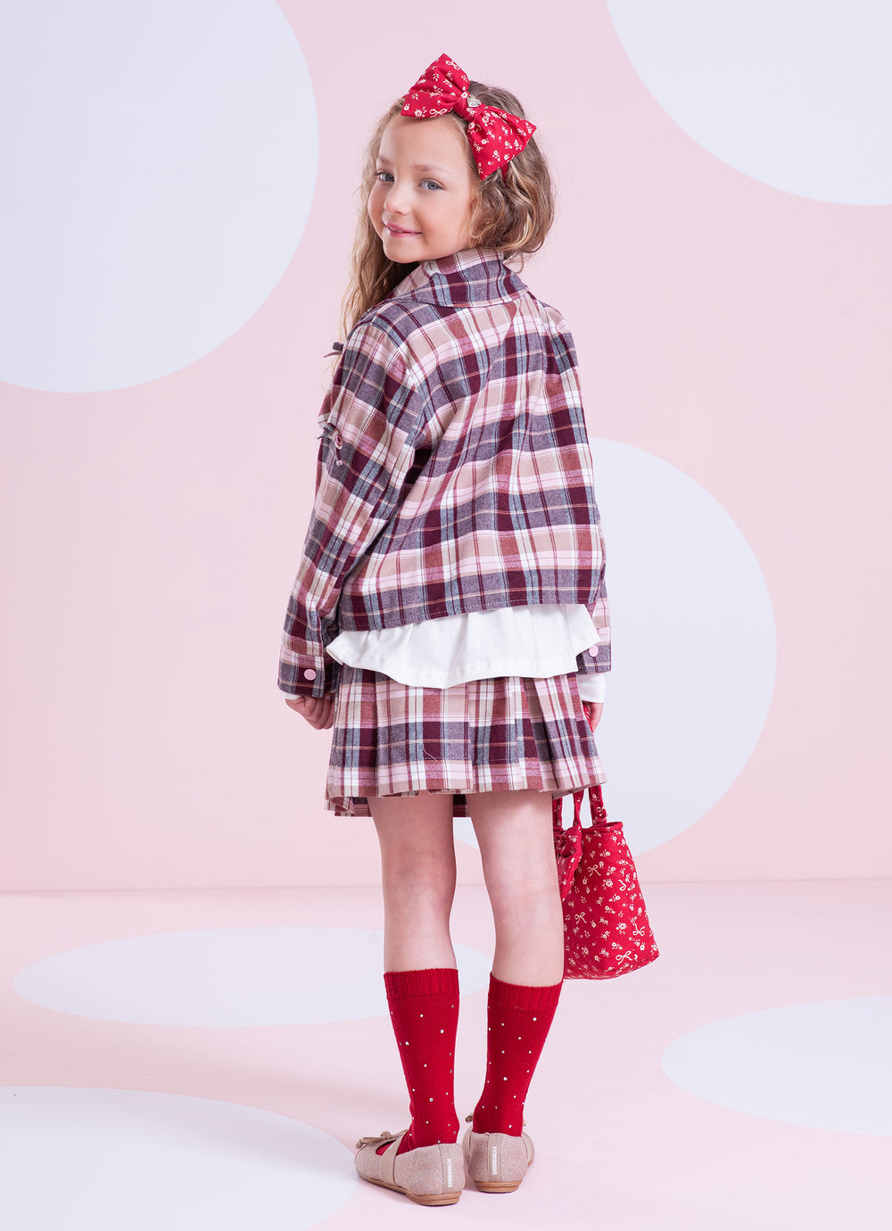 Camisa Xadrez Multi Laçinhos Aplicados