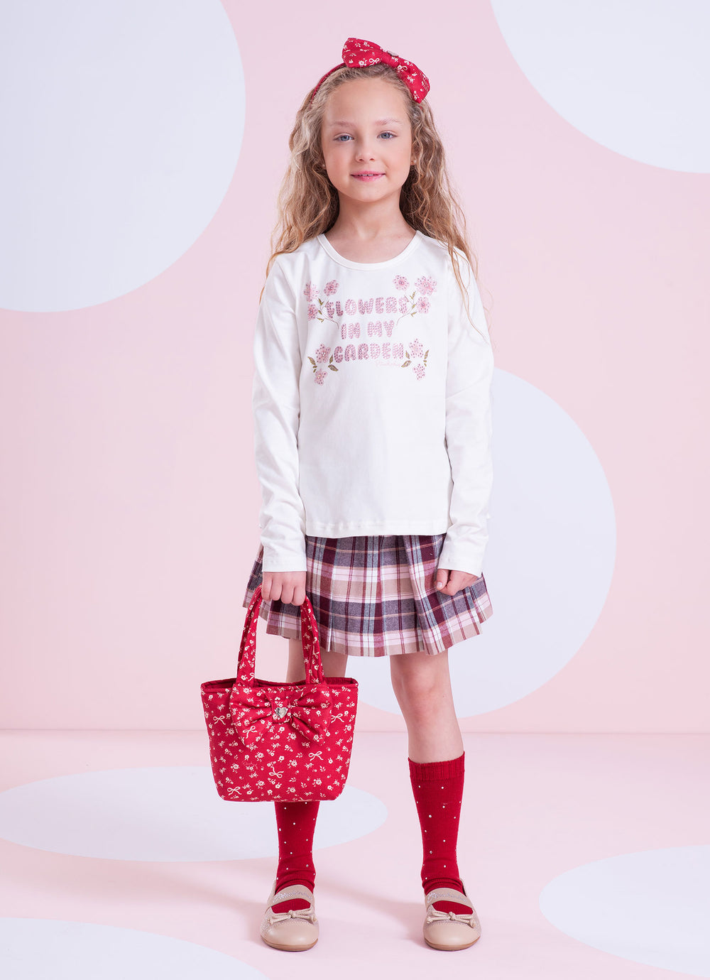 Blusa Cotton Flowers Babado