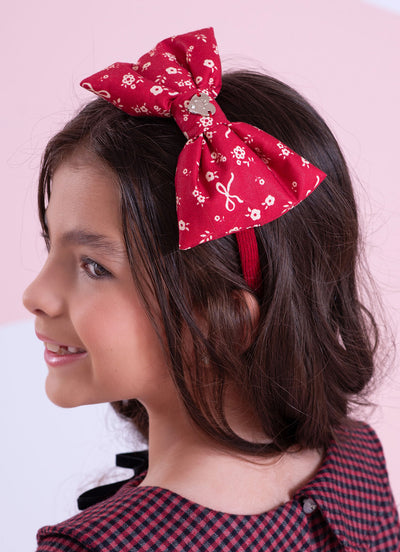 Arco Laço Puffer Estampado