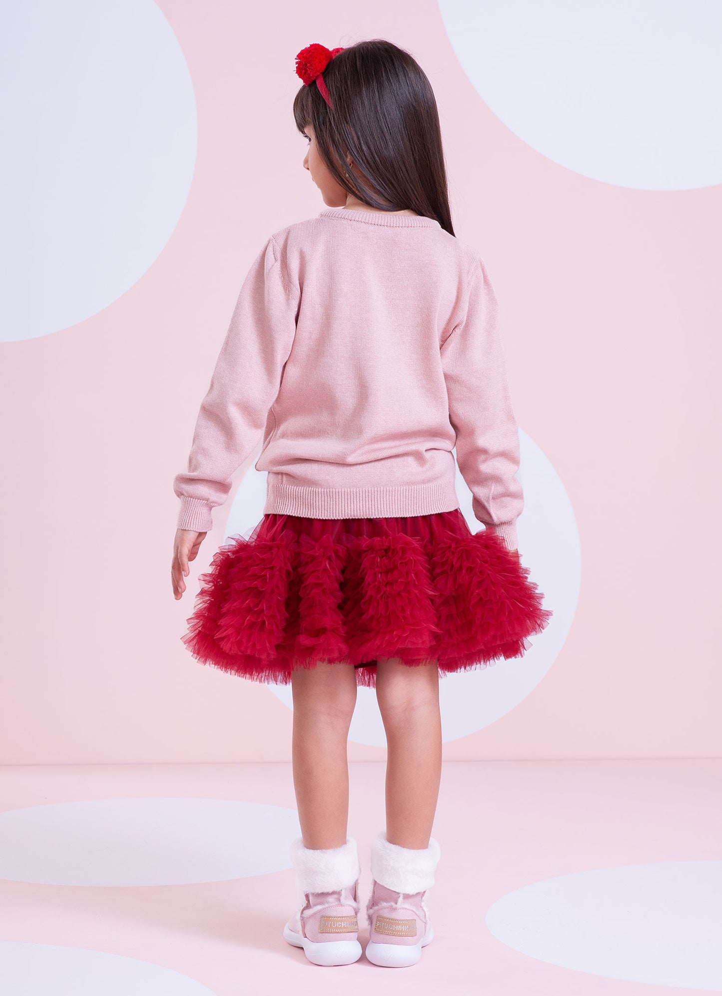 Blusa Tricot Cachorrinho Pompom Cristal