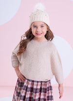 Blusa Ponche Tricot Sem Costura Cristais