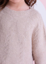 Blusa Ponche Tricot Sem Costura Cristais