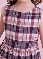 Vestido Xadrez Clássico Com Cinto