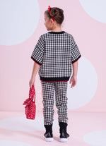 Blusa Tricot Xandrez Laço Cristal