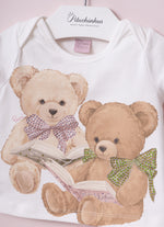 Conjunto Blusa Cotton Saia Short Algodão Pmini