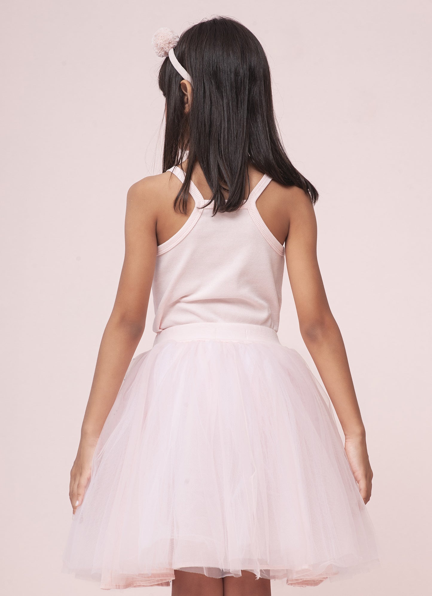 Saia Short Tule Cristais Princesa