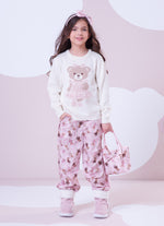 Blusa Tricot Ursa Vestido Bordado