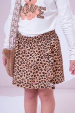 Saia Short Sarja Estampa Onçinha