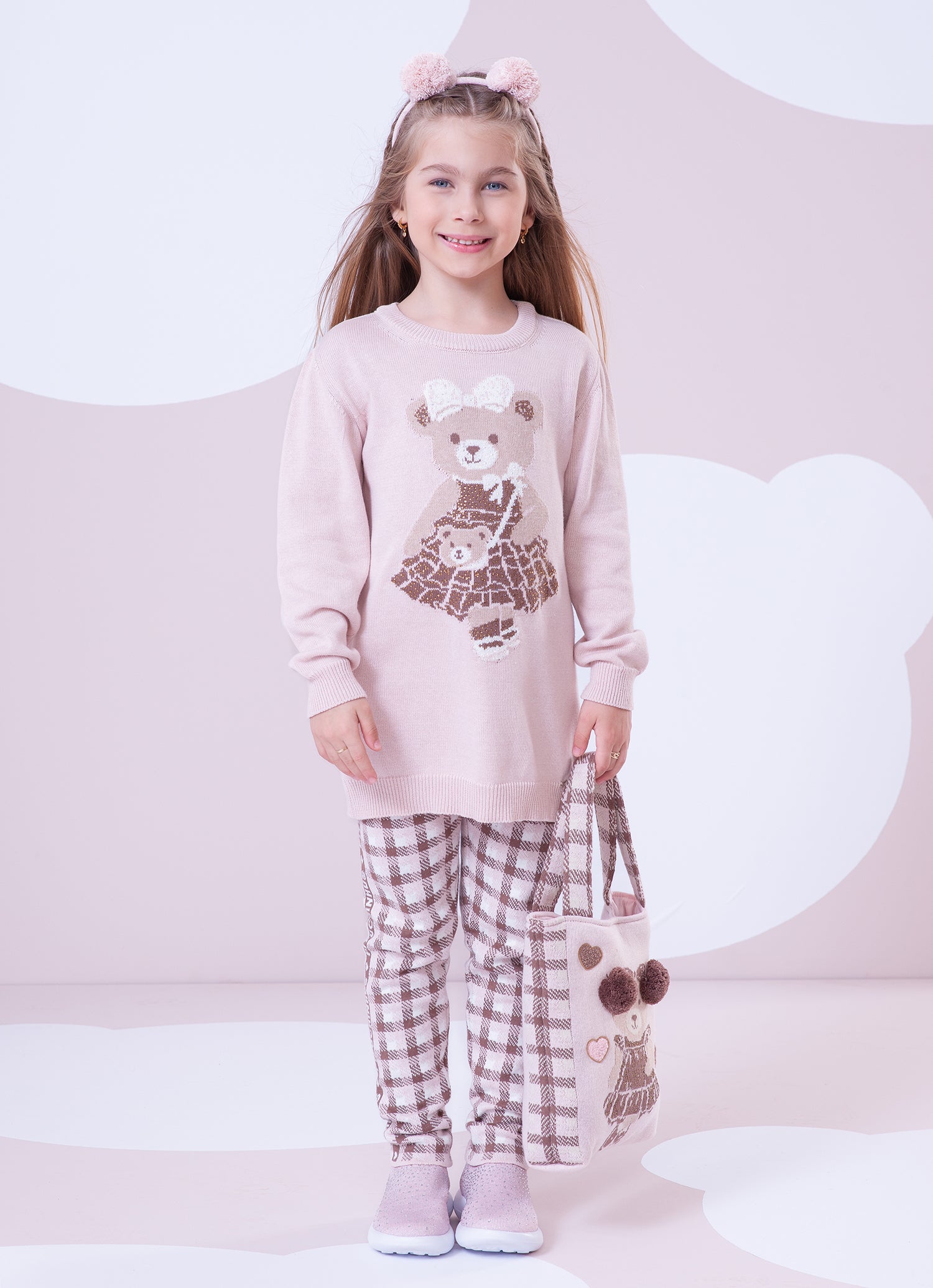 Legging Tricot Xadrez
