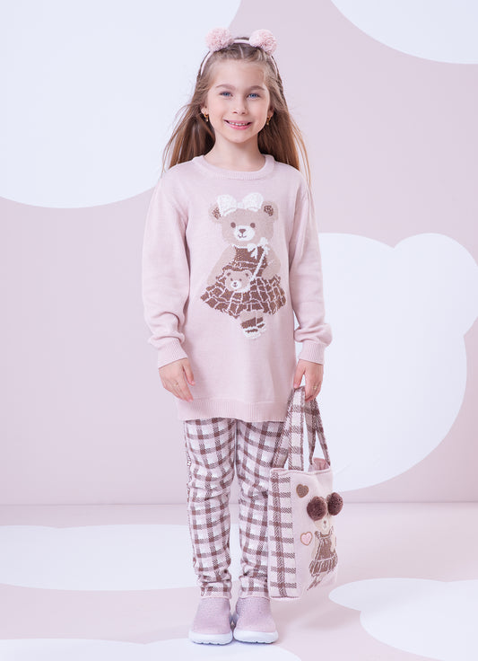 Legging Tricot Xadrez