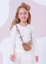 Blusa Cotton Bolsa Rosto Ursinha