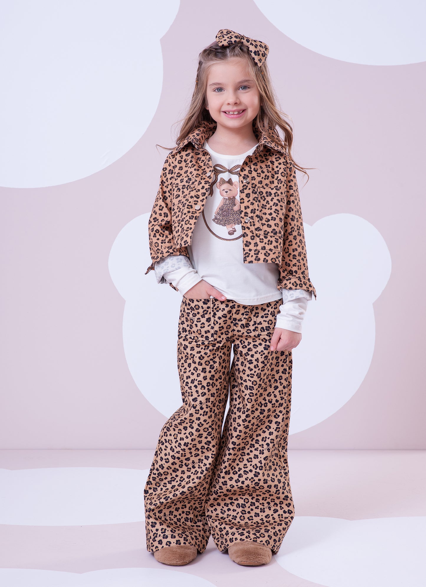 Jaqueta Sarja Estampa Onçinha