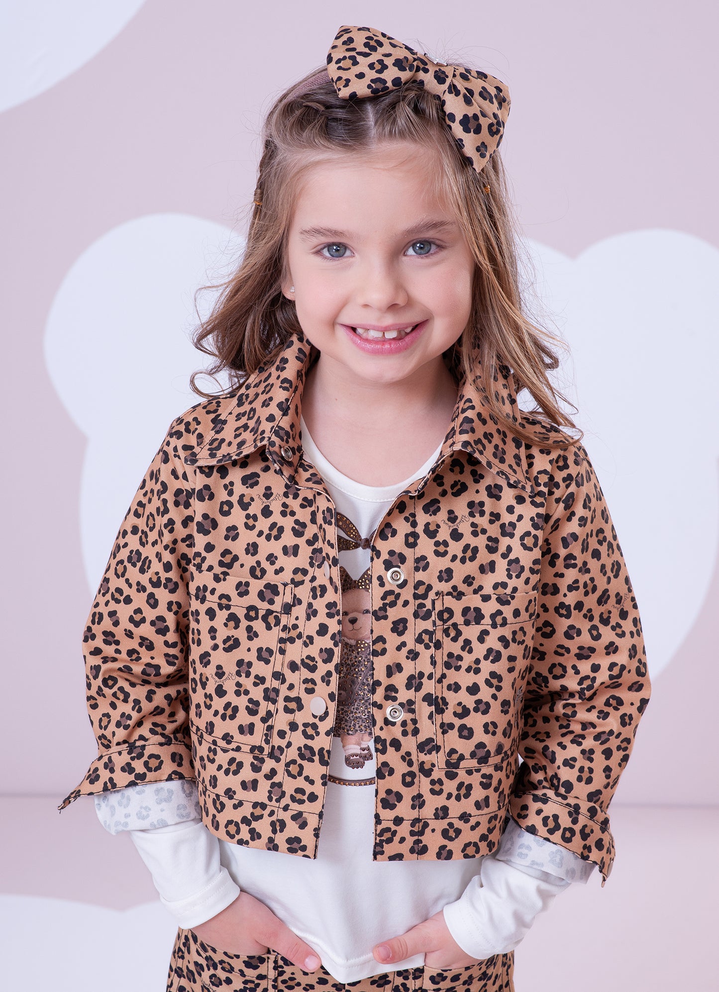 Jaqueta Sarja Estampa Onçinha