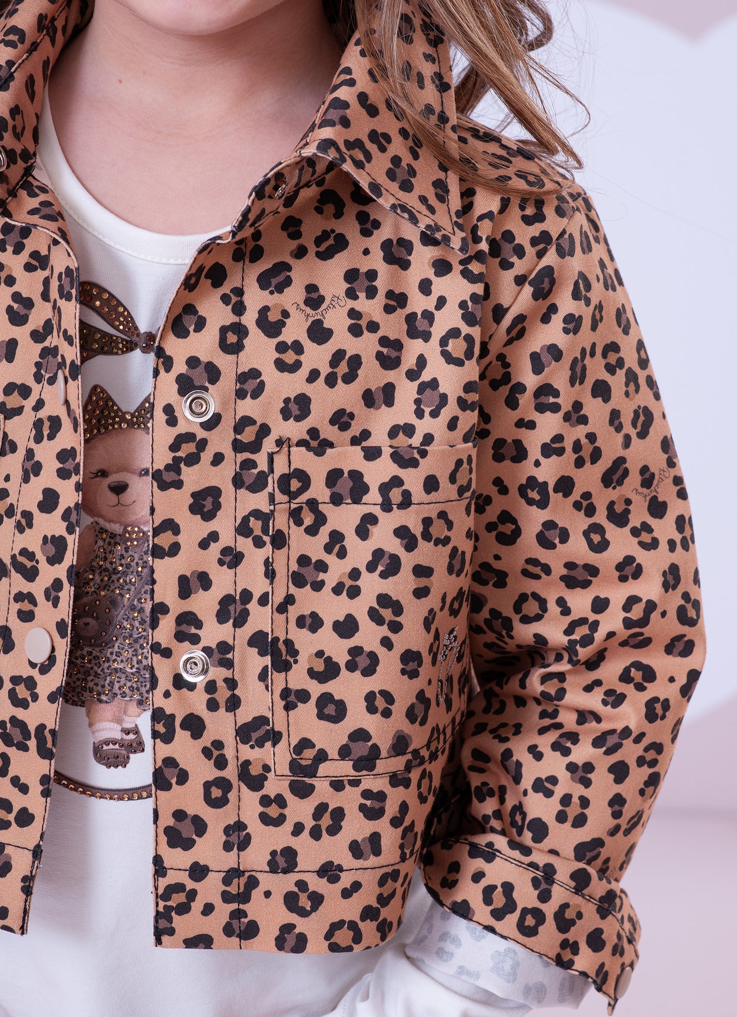 Jaqueta Sarja Estampa Onçinha