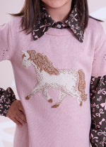 Vestido Tricot Cavalinho Cristal