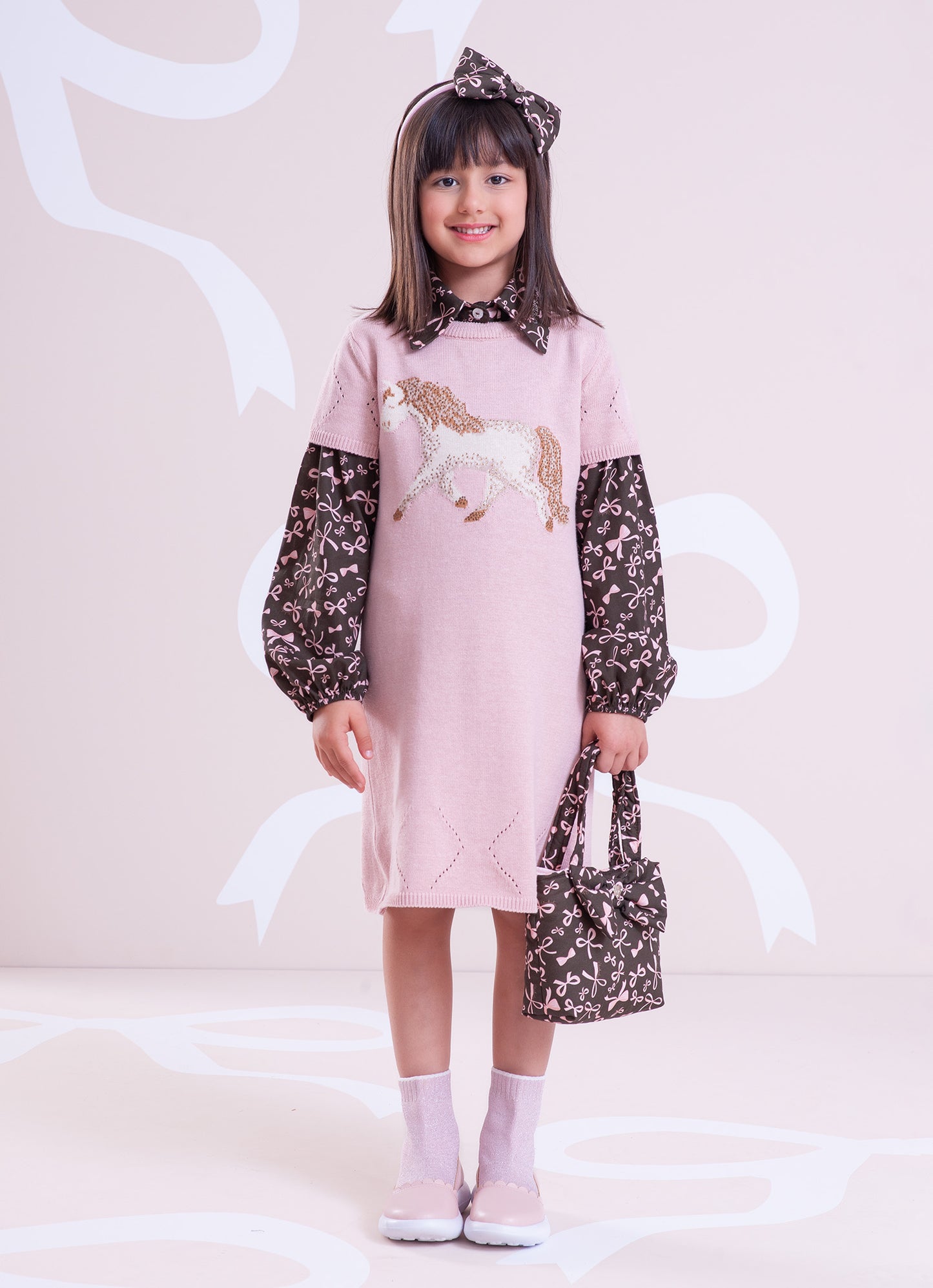 Vestido Tricot Cavalinho Cristal