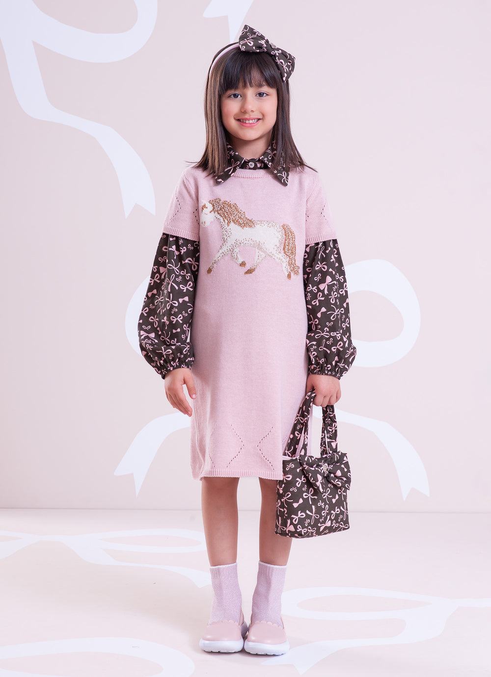 Vestido Tricot Cavalinho Cristal
