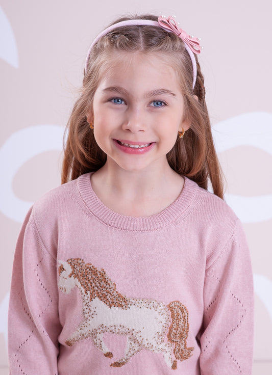 Blusa Tricot Cavalinho Cristal
