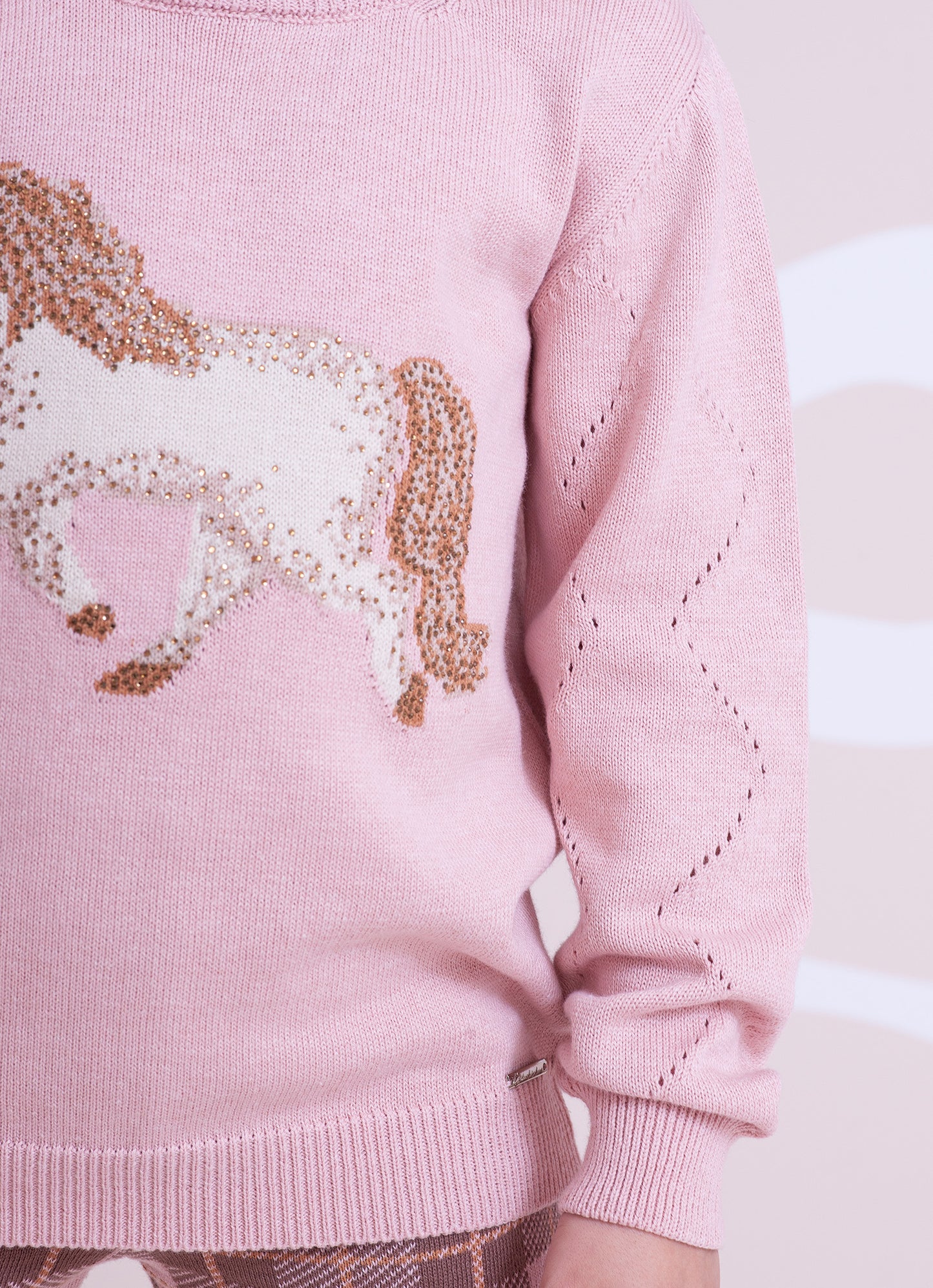 Blusa Tricot Cavalinho Cristal