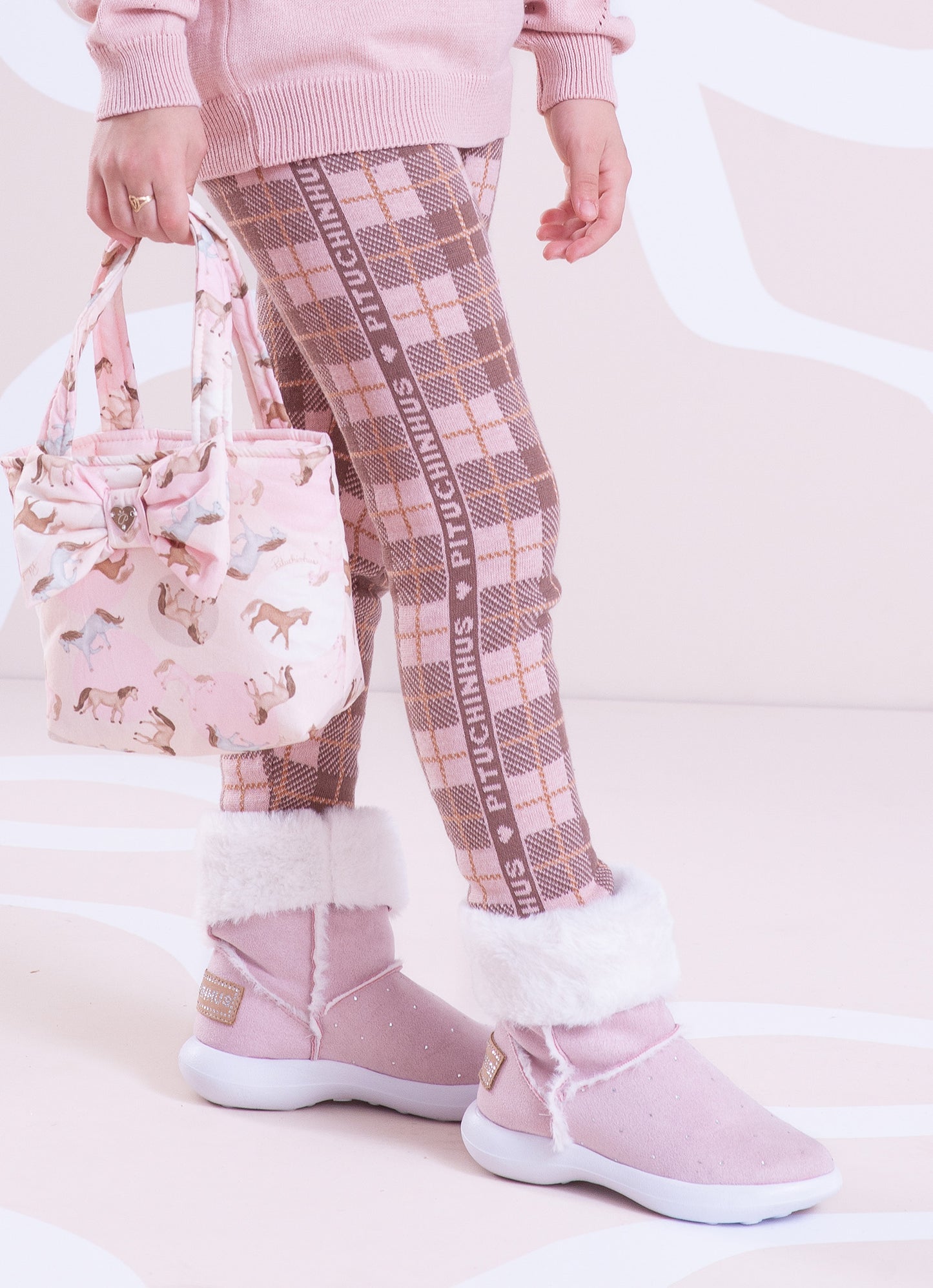 Legging Tricot Xadrez