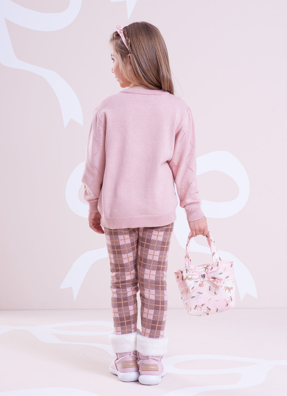 Legging Tricot Xadrez