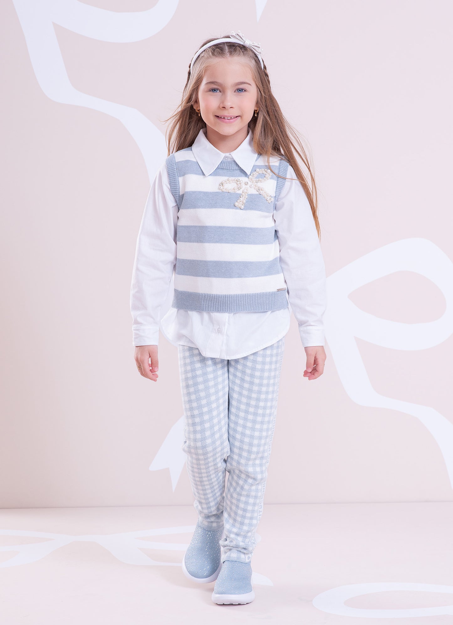 Legging Tricot Xadrez Pituchinhus