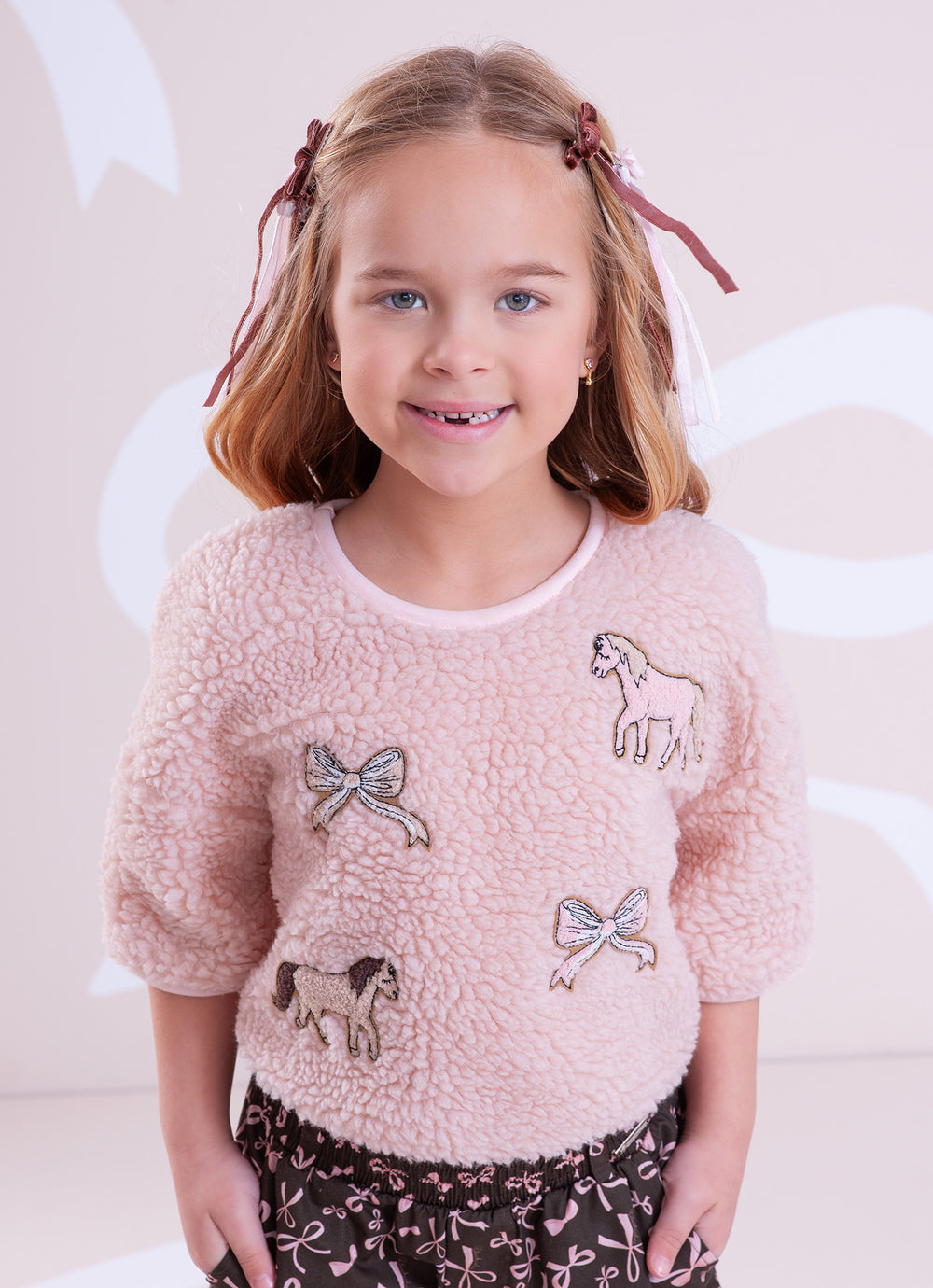 Blusa Pele Carneirinho Patches