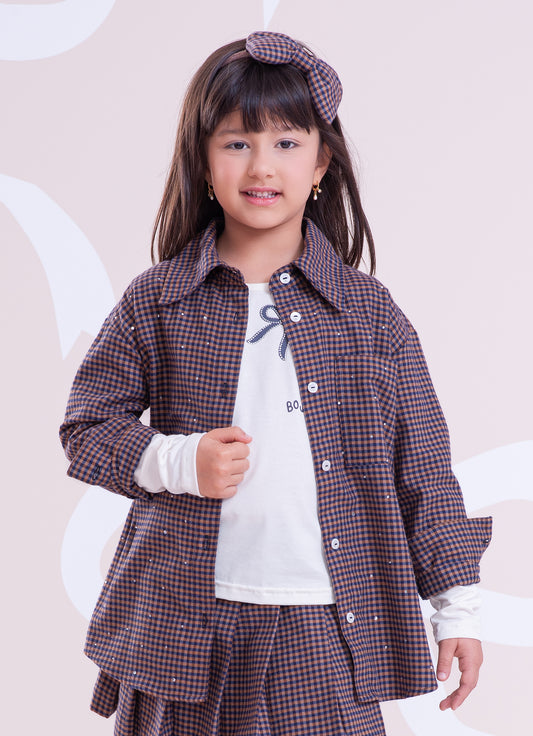Camisa Xadrez Blue Cristais