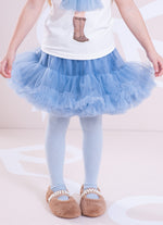 Saia Short Tule Babado Frufru