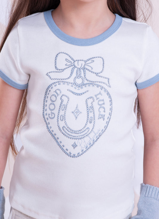Blusa Ribana Good Luck Cristal