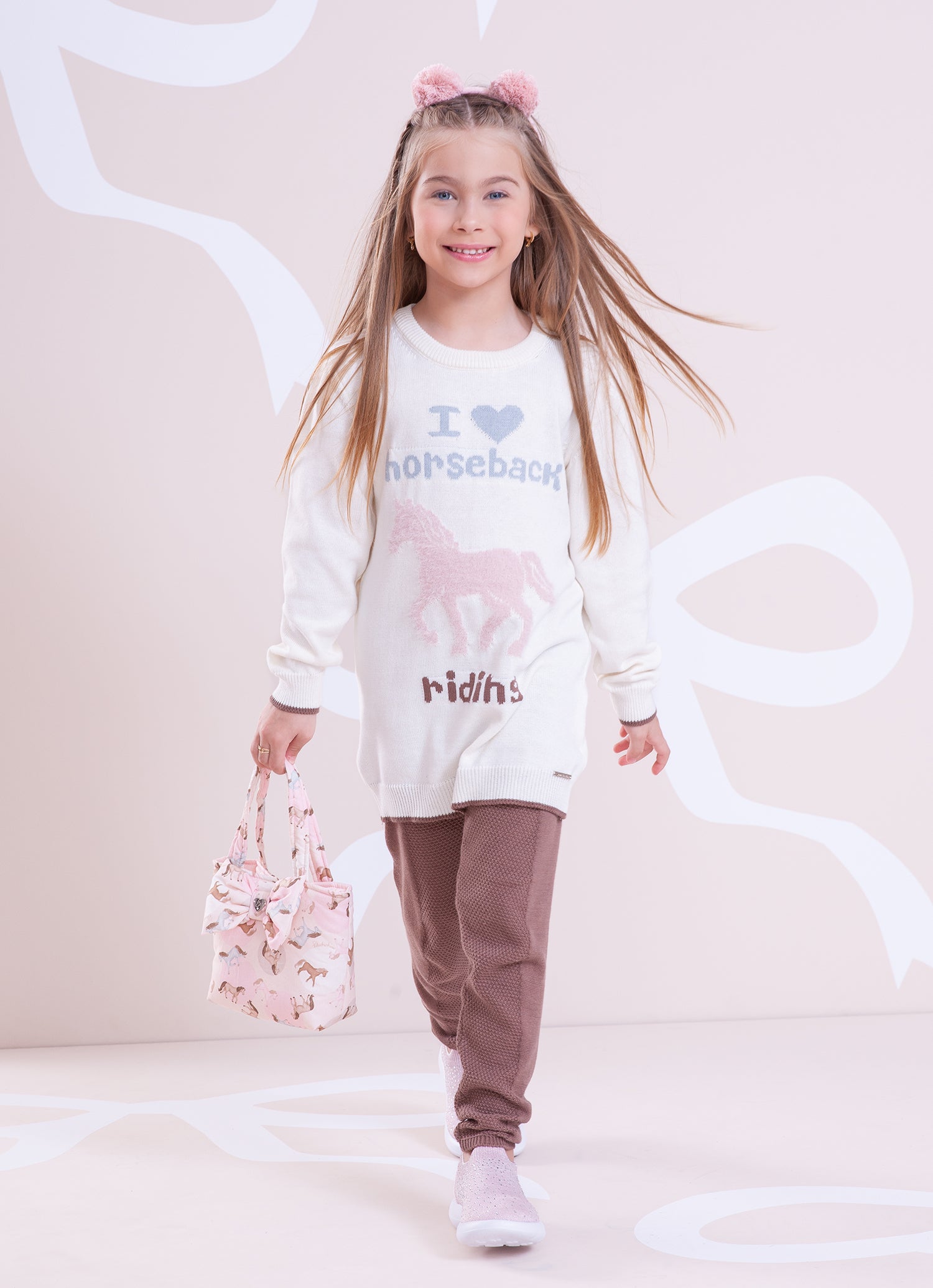 Legging Tricot Montaria Ponto Texturizado