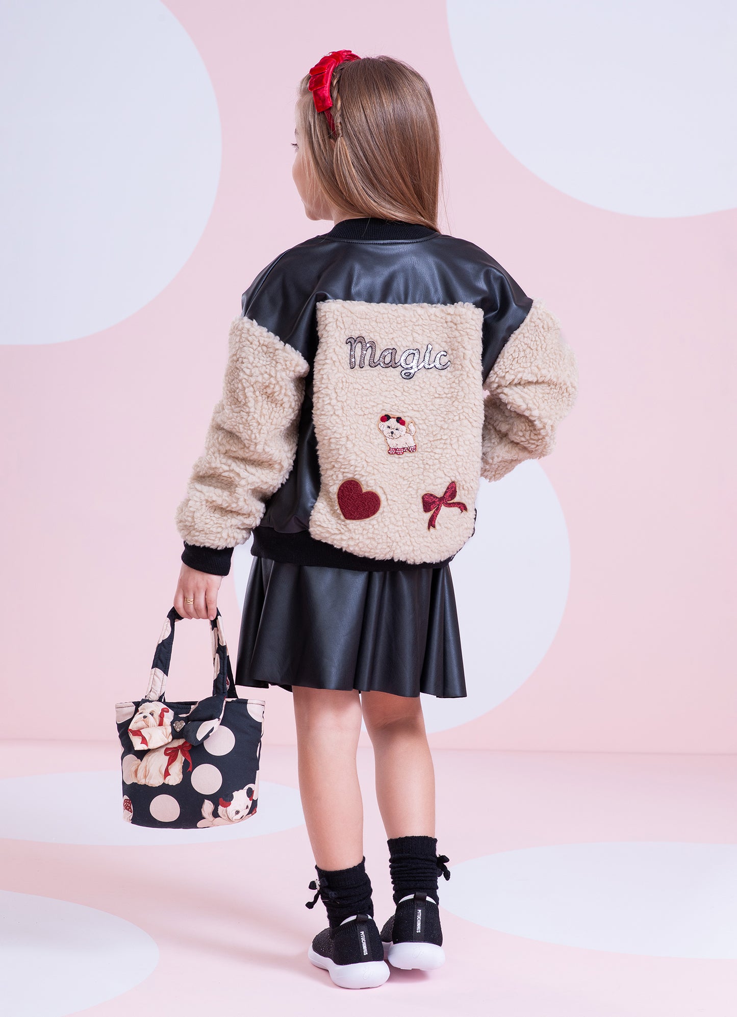 Jaqueta Courino e Pele Carneirinho