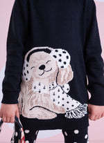 Maxi Blusa Tricot Cachorrinho Cristais