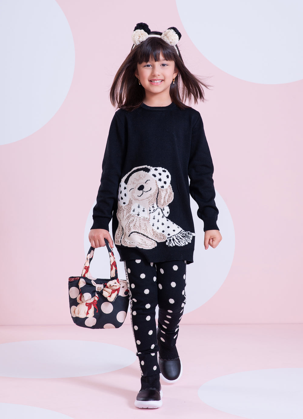 Maxi Blusa Tricot Cachorrinho Cristais