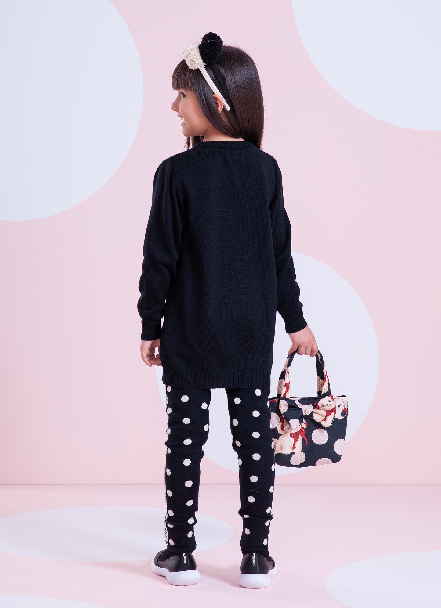 Legging Tricot Poá
