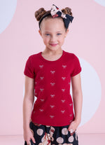 Blusa Ribana Mini Lacinhos Cristal