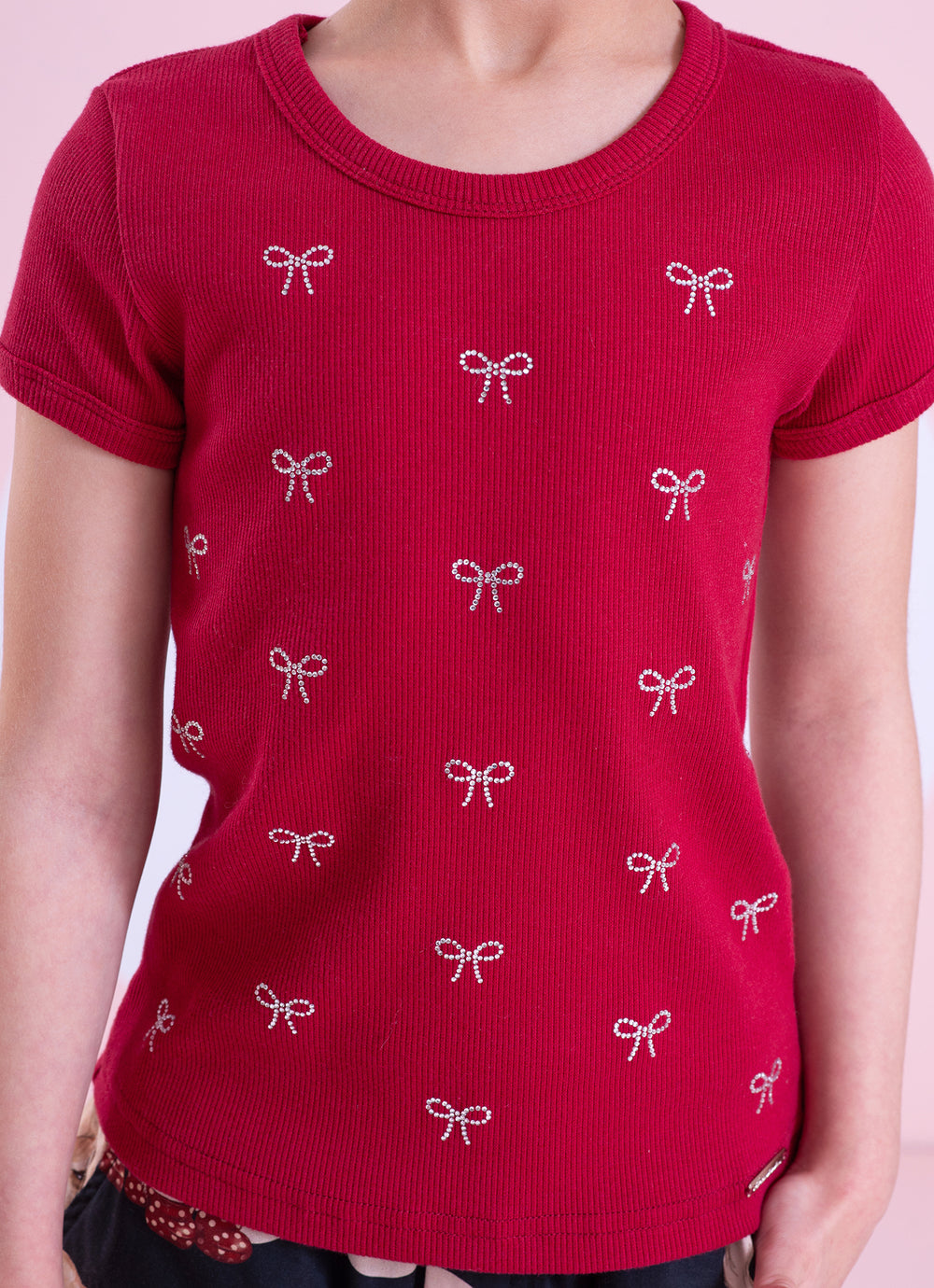 Blusa Ribana Mini Lacinhos Cristal