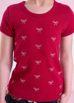 Blusa Ribana Mini Lacinhos Cristal