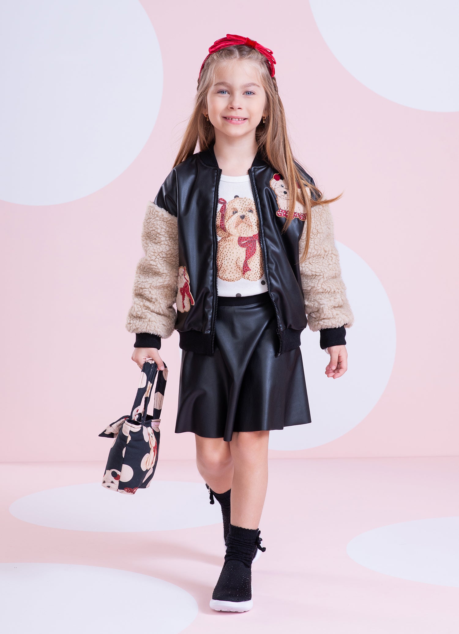 Jaqueta Courino e Pele Carneirinho