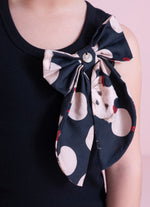 Conjunto Regata Ribana Saia Short Estampado Poá Cachorros